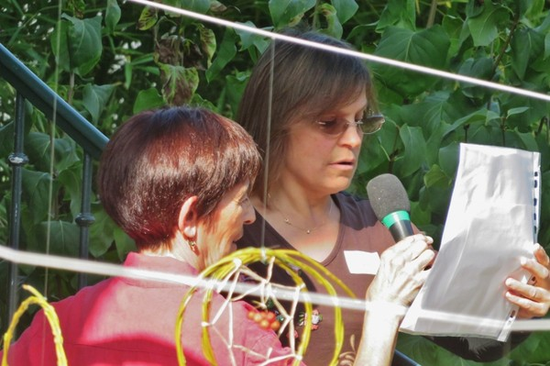 Valérie présente les activités du Sappel en Savoie