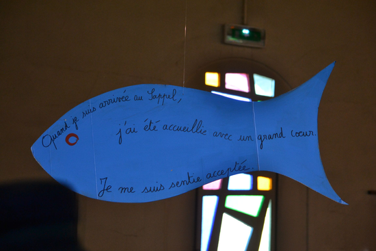 Un aquarium dans l'église Saint Joseph !