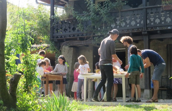 les enfants en activité